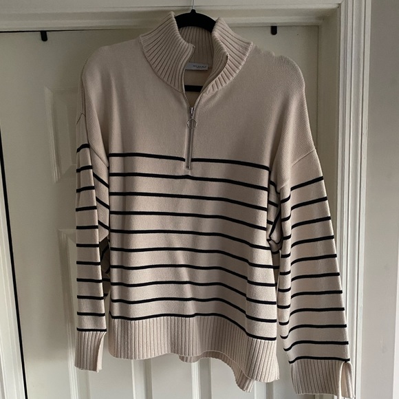 Zara | Sweaters | Zara Striped 4 Zip 